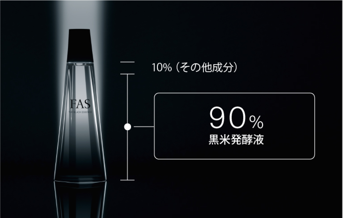 FAS THE BLACK ESSENCE | 発酵科学スキンケア FAS