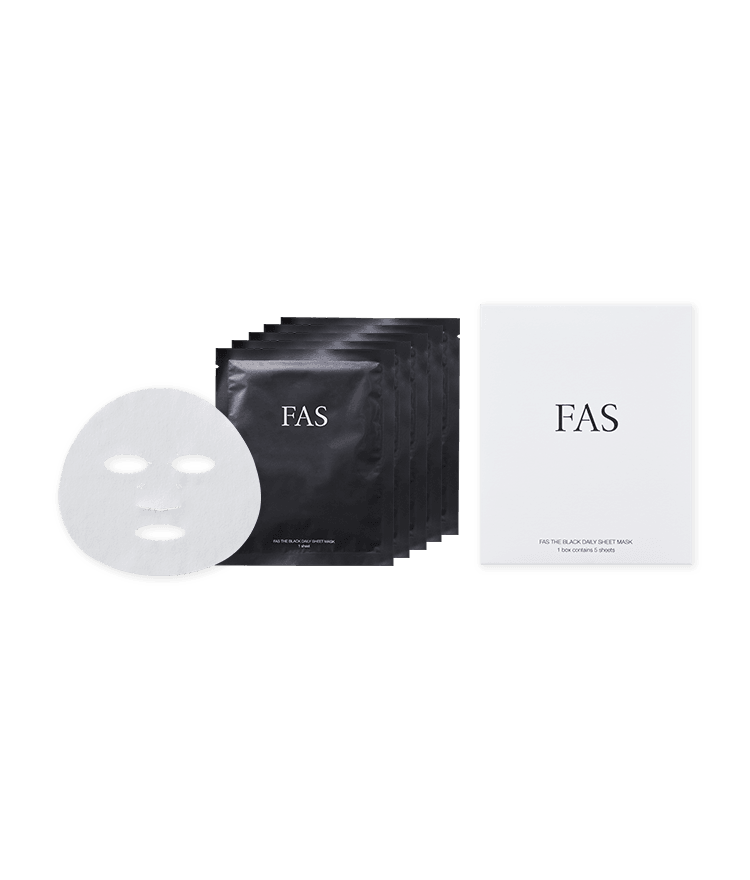 20枚セット★FAS ザ ブラック デイリーシートマスク ★ファス e FAS THE BLACK DAILY SHEET MASK | 発酵科学スキンケア FAS